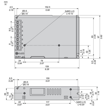 Technical Illustration for Easy Modicon ABL2 - Dimension