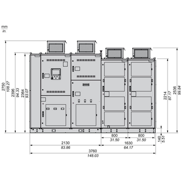 ATV6000D570A4242ND - Medium Voltage Variable Speed Drive ATV6000