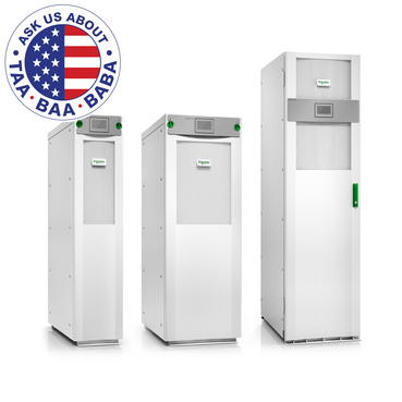 Galaxy VS Schneider Electric Highly efficient 20 to 150 kW (480 V), 10 to 150 kW (400 V), and 10 to 75 kW (208 V) 3-phase UPS for edge, small, and medium data centers and other business-critical applications.