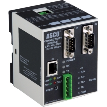 Módulo de conectividad 5150 de ASCO ASCO Power Technologies Monitoree y controle en forma remota interruptores de transferencia de ASCO