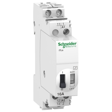 Acti9 iTL Schneider Electric Impulsreläer för DIN-montage i normutförande. En serie med många möjligheter som kombinerar elektrisk styrning med effektiv belysningsstyrning.