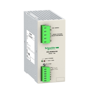 Phaseo ABL4 Schneider Electric Regulerte switchmode-strømforsyninger – 85 til 960 W – Kompakt