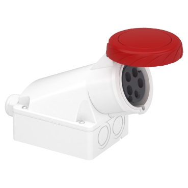 Base Em Incl 32a Tor 3 Polos 380-415v Ip67 Para Uso Exterior con