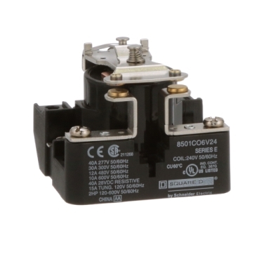 8501CO6V24 - Power Relay, Type C, 2.0 HP, 30A resistive at 300 VAC 