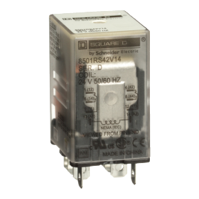 8501rs42v14 Plug In Relay Type R Miniature 1 Hp At 277