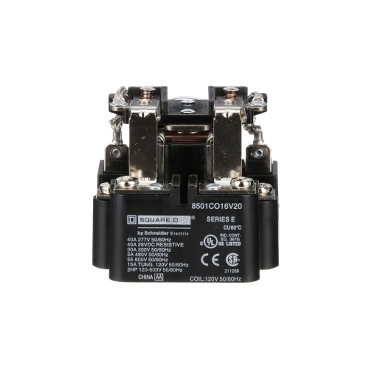 8501CO16V20 - Power Relay, Type C, 2 HP, 30A resistive at 300 VAC, SPDT, 2  normally open and 2 normally closed contact, 120 VAC coil