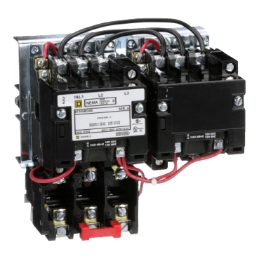 8736SBO4V02S - NEMA starter, Type S, reversing, horizontal, Size 0