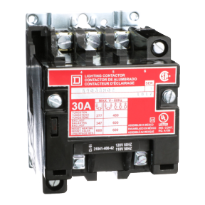 8903smo2v02 Contactor Type S Multipole Lighting Electrically Held 30a 3 Pole 110 120 Vac 50 60 Hz Coil Open Style Schneider Electric Canada