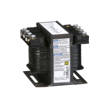 9070T100D13 - Transformer, Type T, industrial control, 100VA, 1 phase, 120V  primary, 12/24V secondary, 55C rise