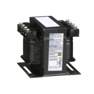 9070T200D2 - Transformer, Type T, industrial control, 200VA, 1 phase,  240x480V primary, 24V secondary, 80C rise