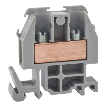 9080GRE6 - Terminal block, Linergy, box lug connector, grey 