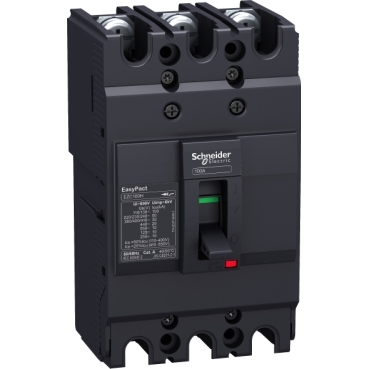 Disjuntores EasyPact EZC Schneider Electric Disjuntores termomagnéticos de 15 até 600A com ajuste fixo para aplicações simples em instalações elétricas de menor porte.