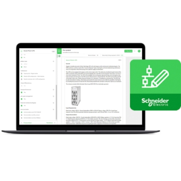 EcoStruxure Specification Tool Schneider Electric Bygg dina specifikationer för projekt inom eldistribution och fastighetsautomation både enkelt och effektivt.