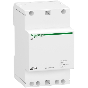 Transformateur sonnerie 230V/12-24V 25VA Schneider Electric