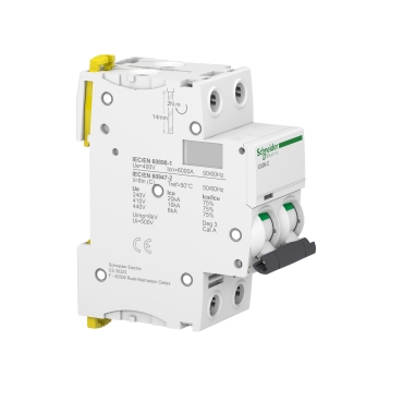 IC60 - Acti9, iC60N disjoncteur 4P 20A courbe C - Schneider Electric