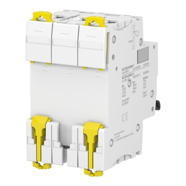 Miniature circuit breaker (MCB), Acti9 iC60N, 3P, 20A, D curve, 6000A (IEC/EN 60898-1), 10kA (IEC/EN 60947-2)-2