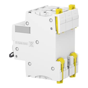 Miniature circuit breaker (MCB), Acti9 iC60N, 3P, 20A, D curve, 6000A (IEC/EN 60898-1), 10kA (IEC/EN 60947-2)-3