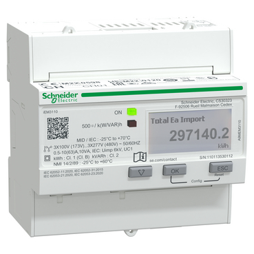 iEM3000 series Energy Meter - Technical Illustration