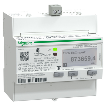iEM3000 series Energy Meter - Technical Illustration