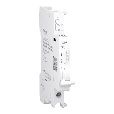 A9N26914 - Auxiliary contact, Acti9, OF, 1 C/O, 2mA to 100mA