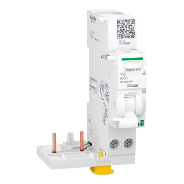 Acti9 Active Vigi iC60 Schneider Electric Acti9 Active Vigi iC60 è dotato di protezione differenziale con connettività integrata. Associato a un interruttore automatico iC60, garantisce una protezione avanzata e intelligente.