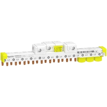 A9XPP712 - Acti9 iC40 Pieptene cu conectori 3P+N 12m 18mm