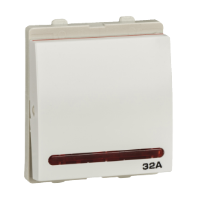 Opale DP Switch 32A, White