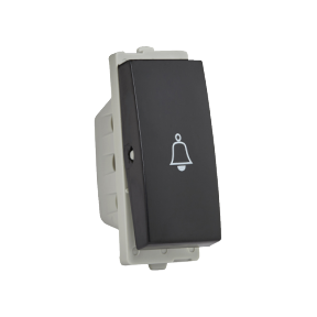 Opale Bell Press Switch 6A, White