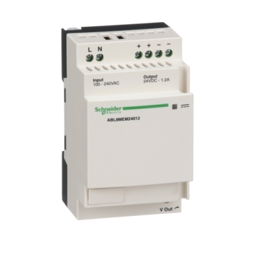 ABL8MEM24012 - Regulated switch power supply, modicon power supply