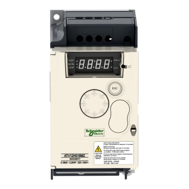 variable speed drive ATV12 - 0.37kW - 0.55hp - 200..240V - 1ph - with heat sink-2