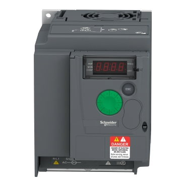 variable speed drive, Easy Altivar 310, heavy duty, 1.5kW, 2hp, 380 to 460V, without EMC-2