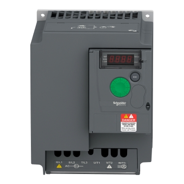 variable speed drive, Easy Altivar 310, heavy duty, 4kW, 5hp, normal duty, 5.5kW, 7.5hp, 380 to 460V, without EMC-2