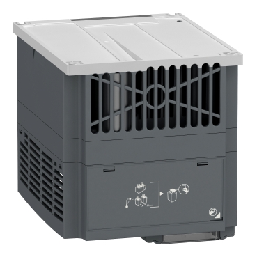 variable speed drive, Easy Altivar 310, heavy duty, 4kW, 5hp, normal duty, 5.5kW, 7.5hp, 380 to 460V, without EMC-3