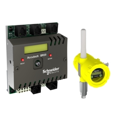 Accutech Schneider Electric Mạng cảm biến không dây chạy bằng pin giúp triển khai nhanh chóng để đo lường và giám sát dữ liệu trong các môi trường khắc nghiệt.