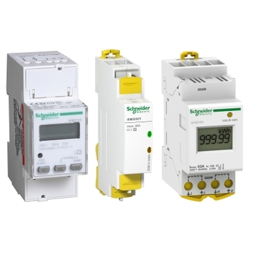 Acti9 iEM2000 Energy Meters Schneider Electric 1-fazni merilniki energije za na DIN letev.