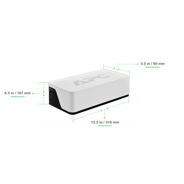 BE900G3 - APC Back-UPS, 900VA/540W, Floor/Wall Mount, 120V, 8x