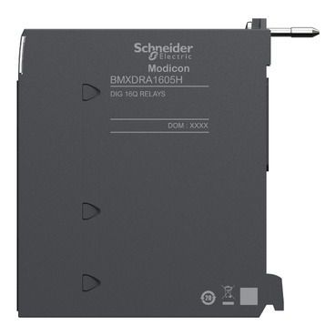BMXDRA1605H - discrete output module, Modicon X80, 16 NO relay 
