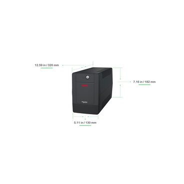 Easy UPS BVG 1200 to 2200VA - Dimension