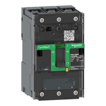 ComPacT NSXm, new generation Schneider Electric เซอร์กิตเบรกเกอร์รองรับกระแสสูงสุด 160 แอมป์ Circuit-breakers, to protect lines up to 160 amps