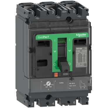 ComPacT NSX, new generation Schneider Electric เซอร์กิตเบรกเกอร์รองรับกระแสสูงสุด 630 แอมป์ Circuit-breakers, to protect lines carrying up to 630 amps