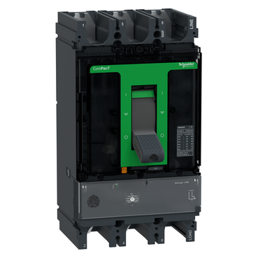 C63F31M500 - DISJUNTOR NSX630F MICROLOGIC 1.3M 500A 3 | Schneider