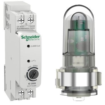 kubus puur wasmiddel CCT15369 - Schemerschakelaar IC2000 met lichtsensor voor buiten (18 mm) |  Schneider Electric België