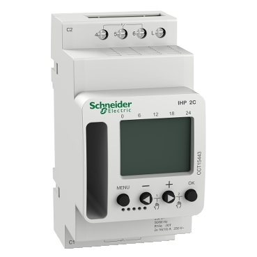 Interrupteur horaire programmable Acti9 IHP Schneider 2 canaux