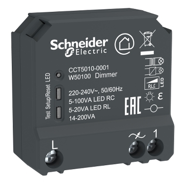 Afm Subjectief Klassiek CCT5010-0001 - Connected Dimmer, Wiser, Micro module | Schneider Electric  Global