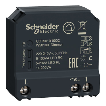 Infrarood Hoeveelheid van Vermoorden CCT5010-0002 - Connected dimmer, Wiser, Micro module | Schneider Electric  Global