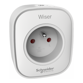 WISER - Prise connectée (pour contrôler à distance l'allumage de vos appareils et/ou lampes)