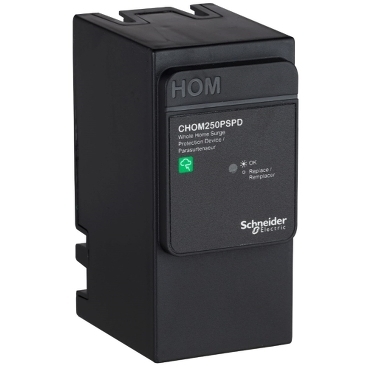 Dispositif de protection contre les surtensions (DPS) Schneider Electric CHOM250PSPD HomeLine Schneider Electric Un parasurtenseur compact et abordable conçu pour être installé dans les tableaux de répartition résidentiels HomeLine