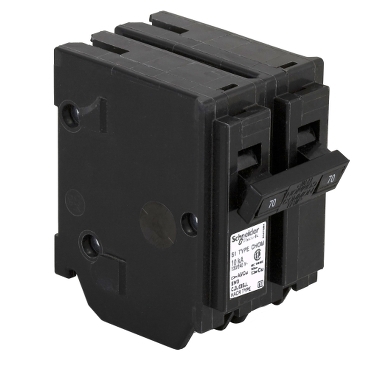 CHOM270 - Mini circuit breaker, Homeline, 70A, 2 pole, 120/240VAC 