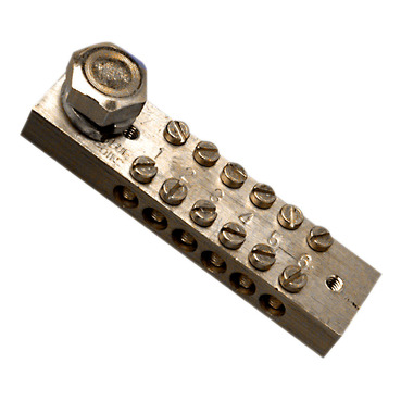 Link bars, earth bars, connector blocks, strip connectors, meter links & line taps