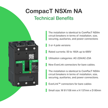 ComPact NSXm NA Switch Disconnector Tehnical benefits